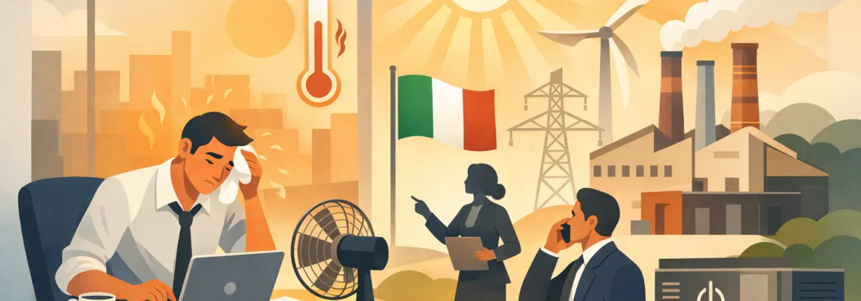 Caldo estremo e continuità operativa nelle aziende italiane
